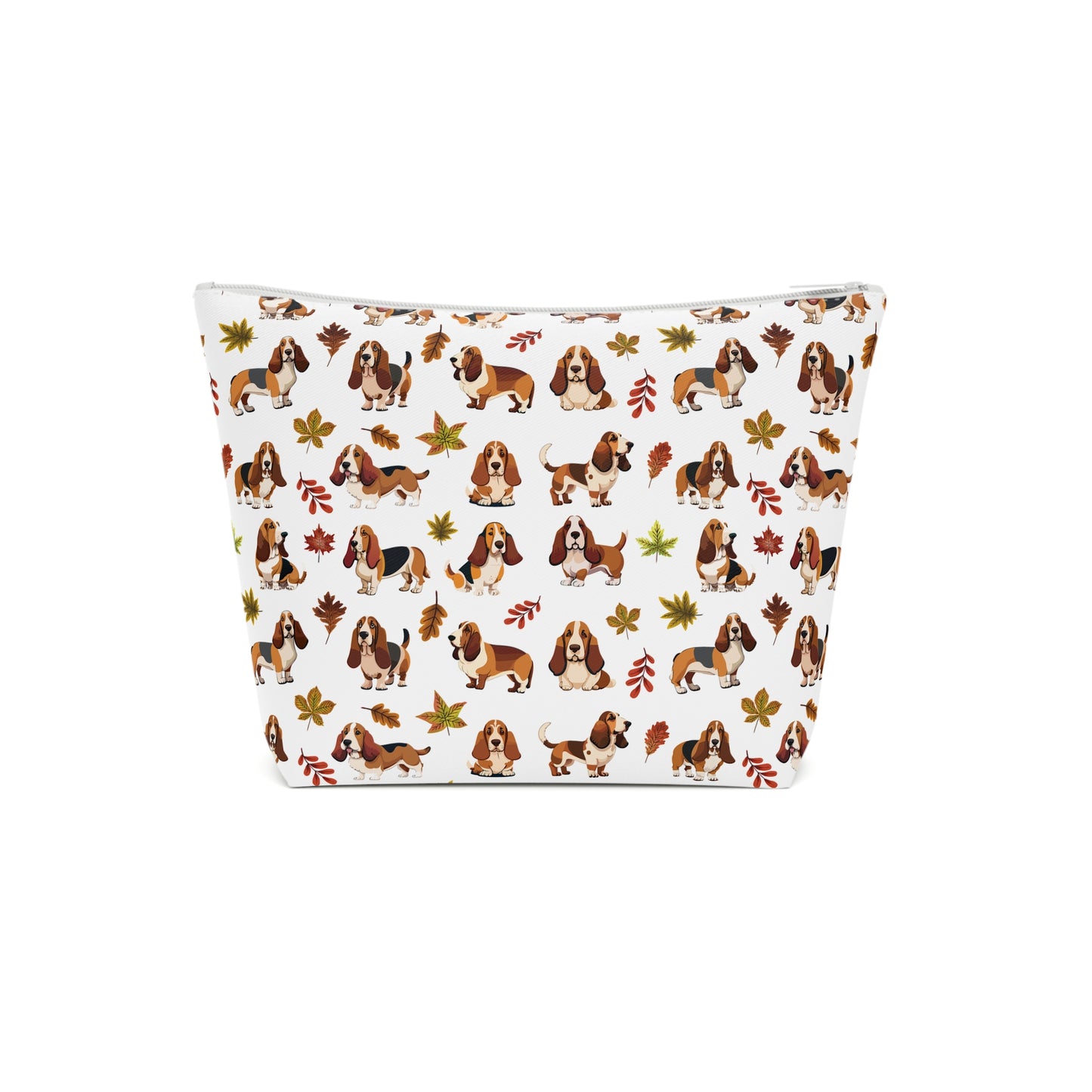 Cavalier King Charles Spaniel Print Cotton Cosmetic Bag/Makeup Organizer/Travel Pouch