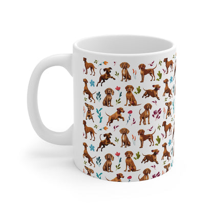Vizsla Dog Print 11oz Ceramic Mug