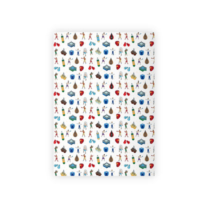 Boxing Print Gift Wrapping Paper Roll