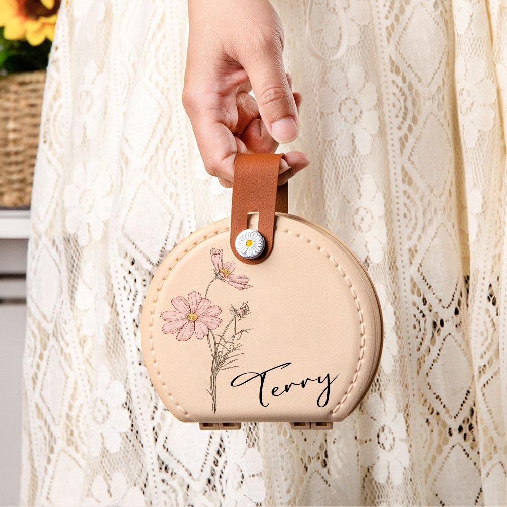 Personalized Birth Flower Sewing Kit with Name, photo 4
