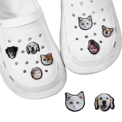 Custom Pet Portrait Crocs Charm