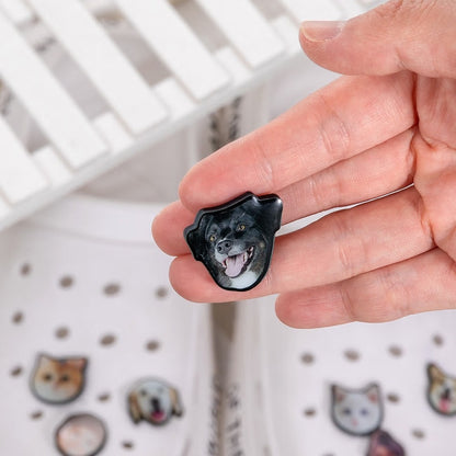 Custom Pet Portrait Crocs Charm