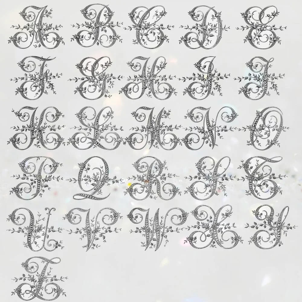 Custom Initial Embroidered Napkin