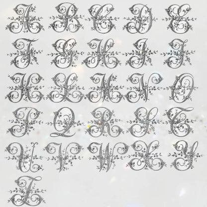 Custom Initial Embroidered Napkin
