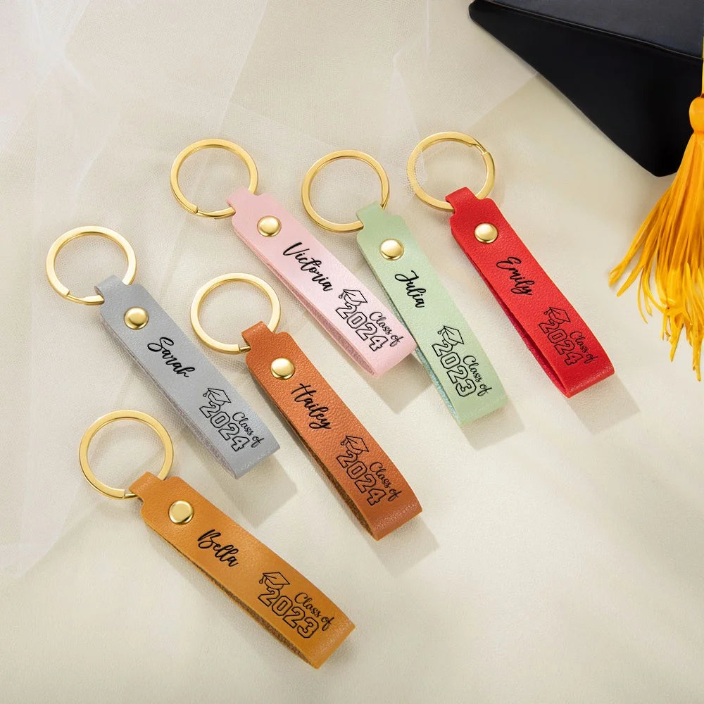 Personalized Name Graduation Keychain