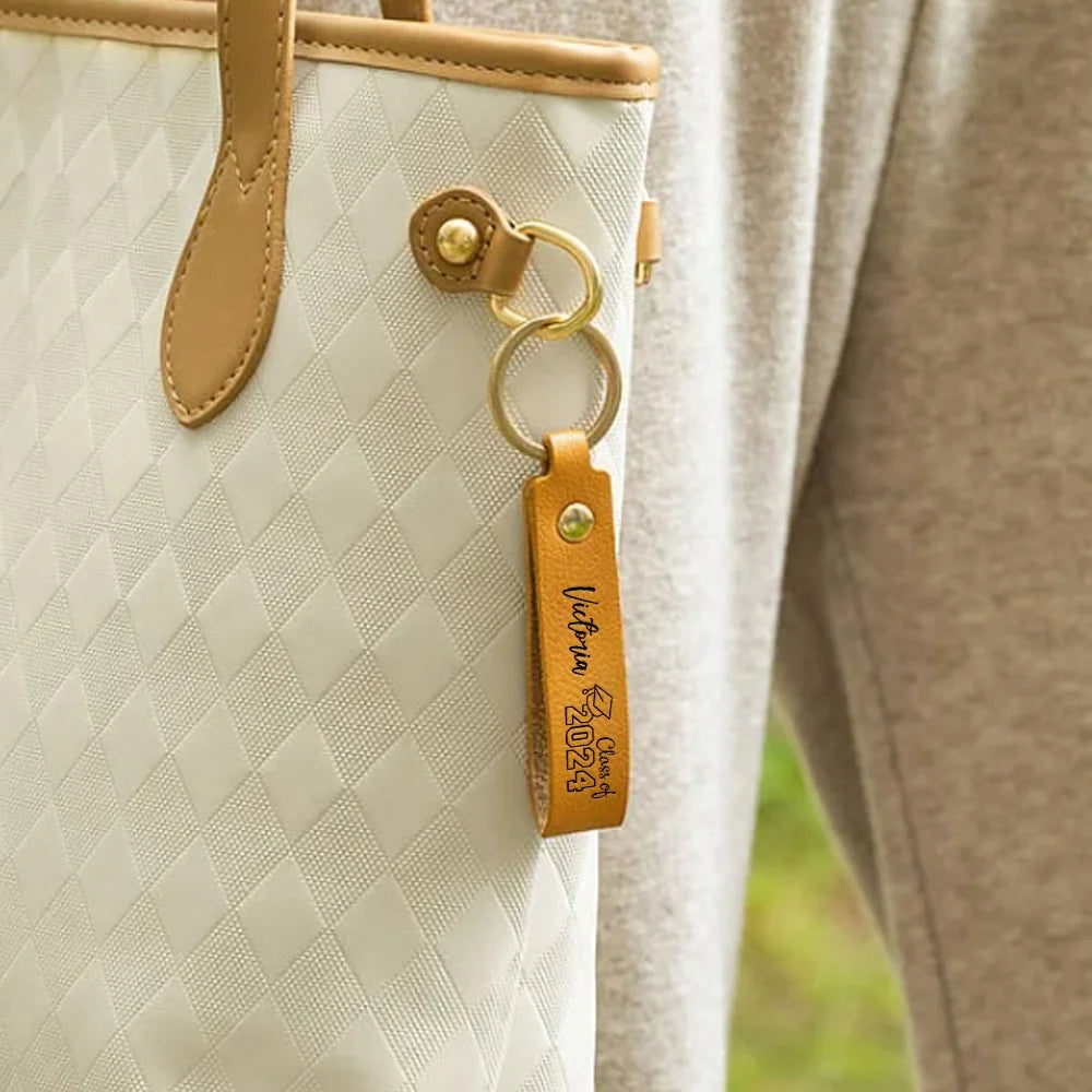Personalized Name Graduation Keychain