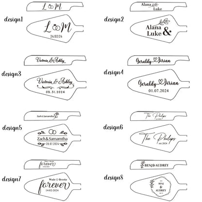 Personalized Wedding Cake Cutting Set (2PCS)