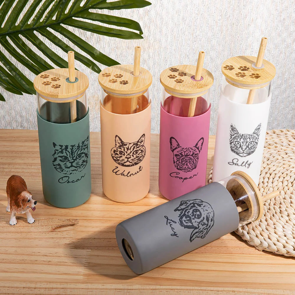 Personalized Pet Portrait Tumbler