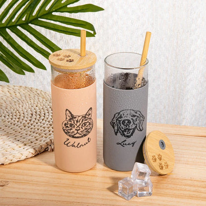 Personalized Pet Portrait Tumbler