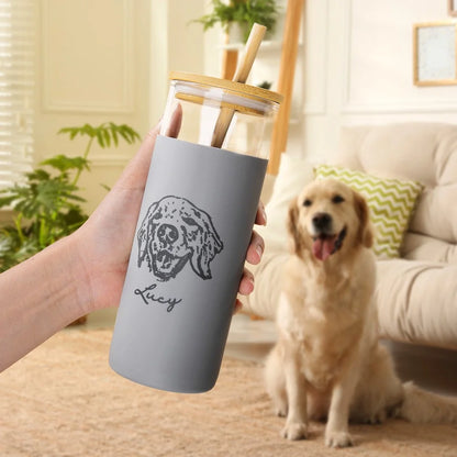 Personalized Pet Portrait Tumbler