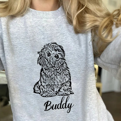 Personalized Pet Portrait Sweatshirt