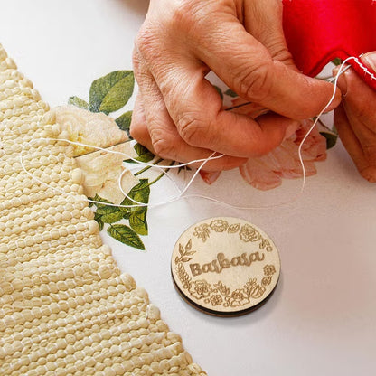 Personalized Floral Magnetic Needle Minder