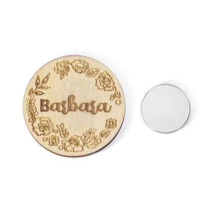 Personalized Floral Magnetic Needle Minder
