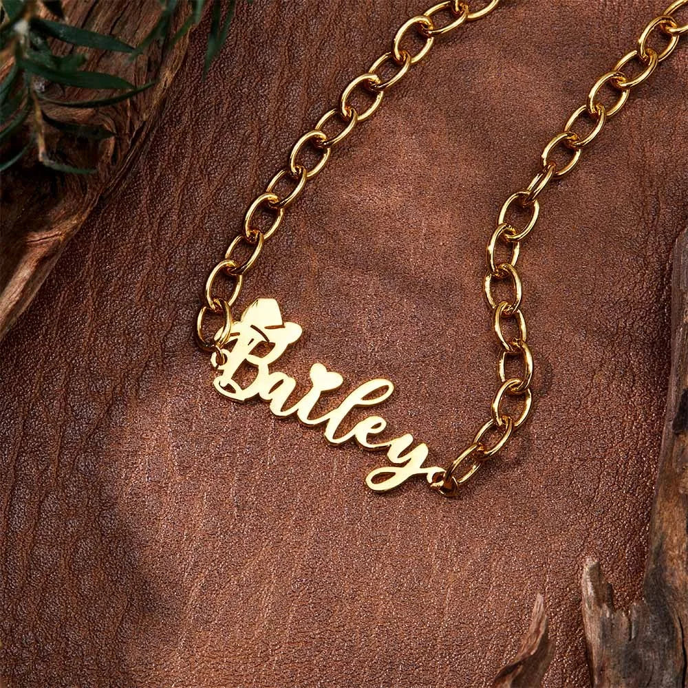 Cowboy Hat Bracelet with Custom Name and Birthstone