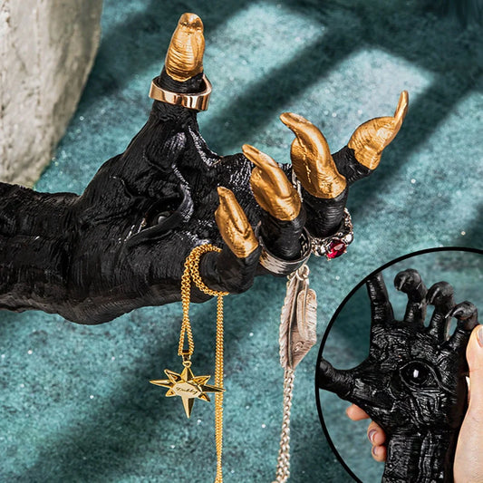 Witch's Demon Hand Wall Hanging Statues