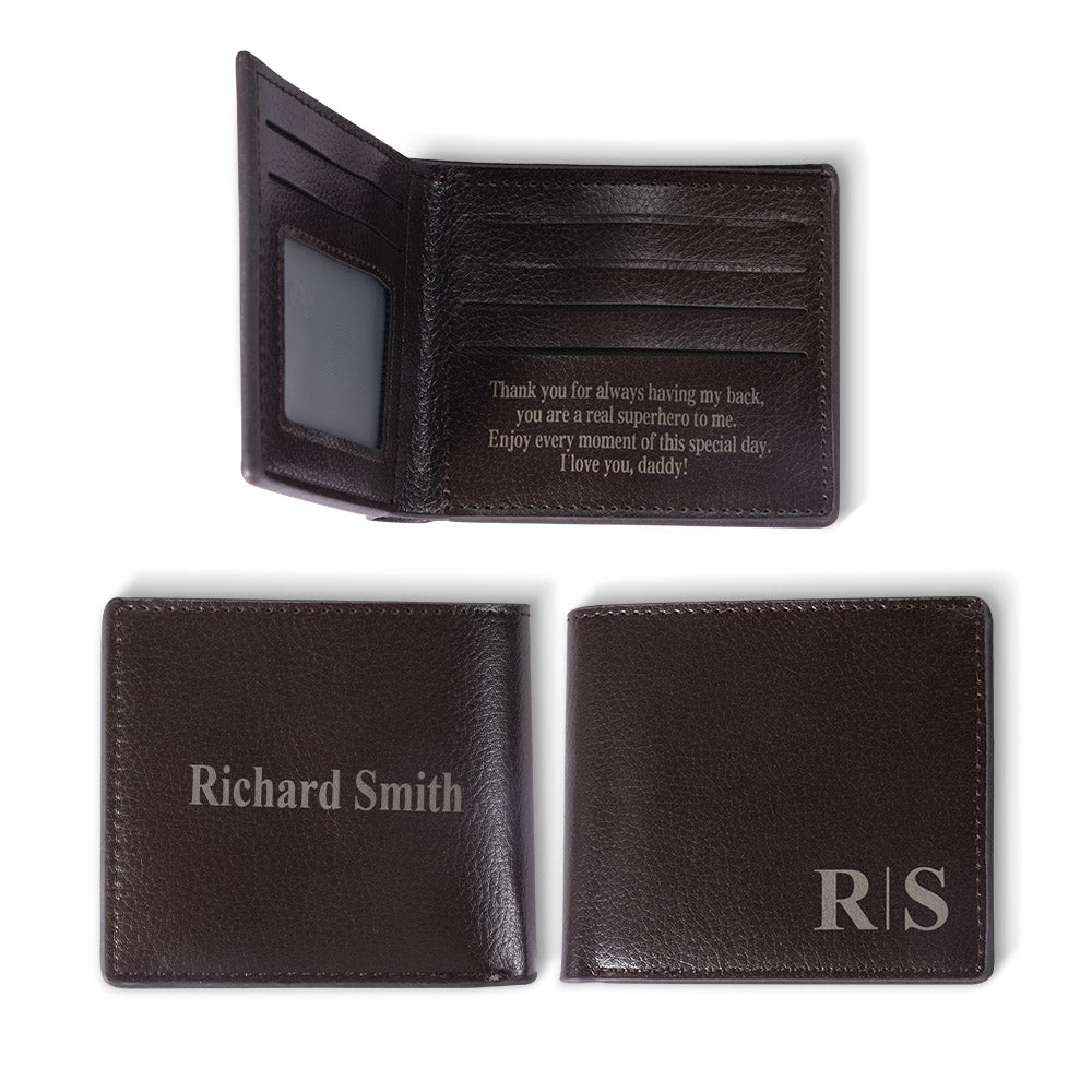 Front, back and inside engraving examples