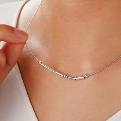 Custom Morse Code Necklace