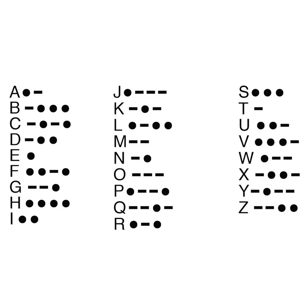 Custom Morse Code Necklace