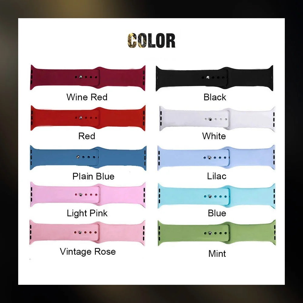 Engraved Medical Alert Silicone Smart Watch Band