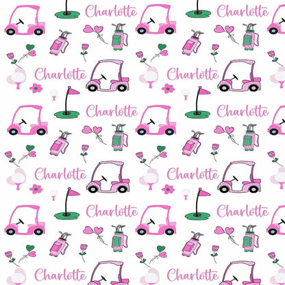 Personalized Golf Swaddle Blanket