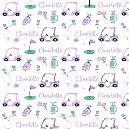 Personalized Golf Swaddle Blanket