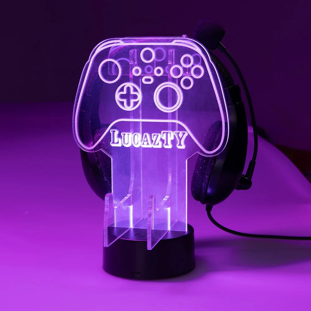 Personalized Name Gaming Controller Stand