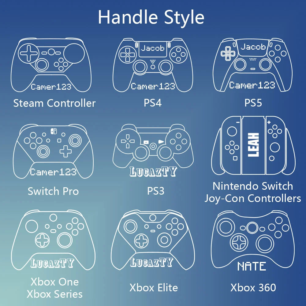 Personalized Name Gaming Controller Stand