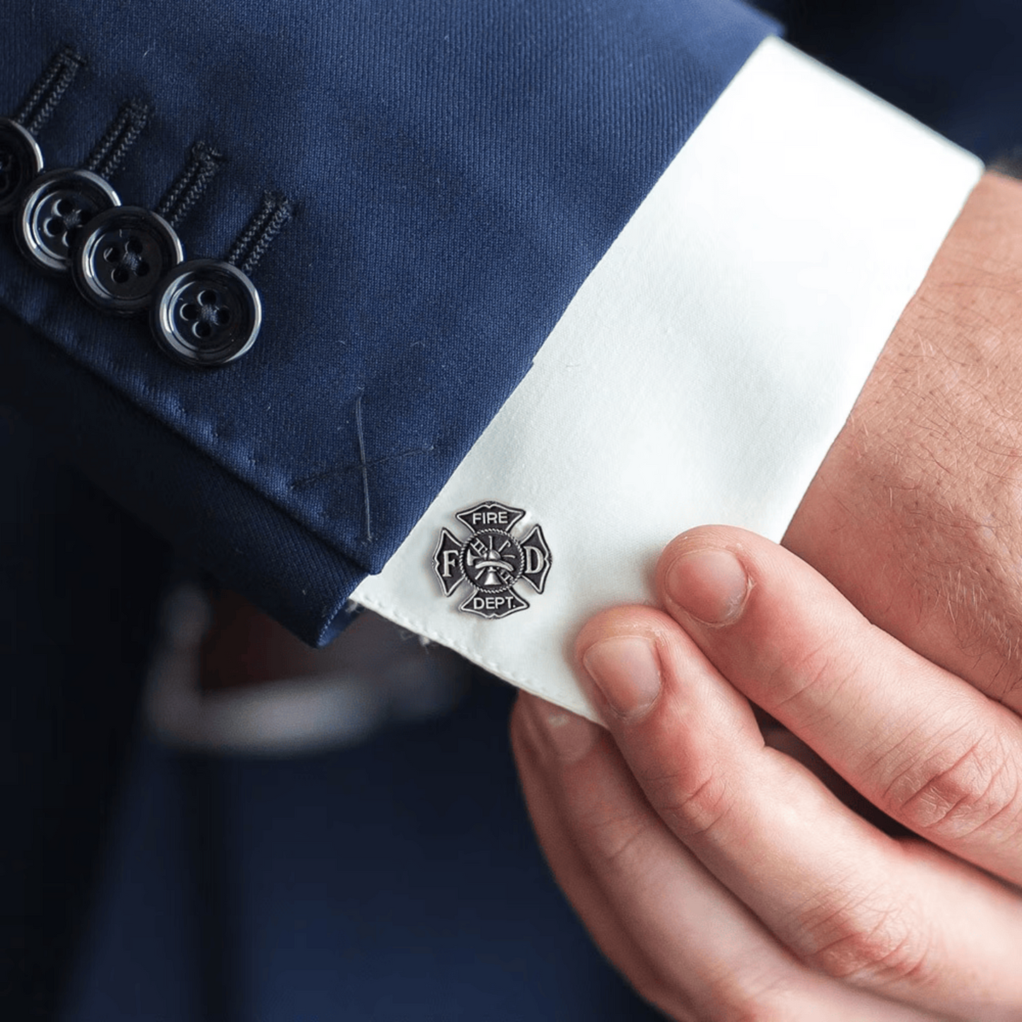 Vintage Firefighter Department Cufflinks