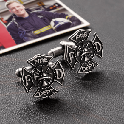 Vintage Firefighter Department Cufflinks