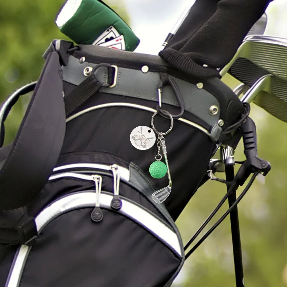 Personalized Best Golfer Ever Keychain