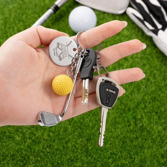Personalized Best Golfer Ever Keychain