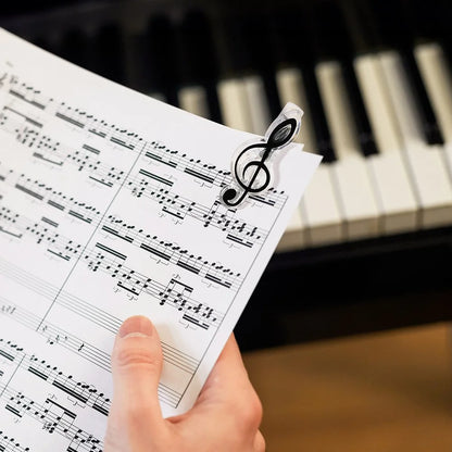 Set of 4 Custom Music Notation Sheet Holders & Ruler