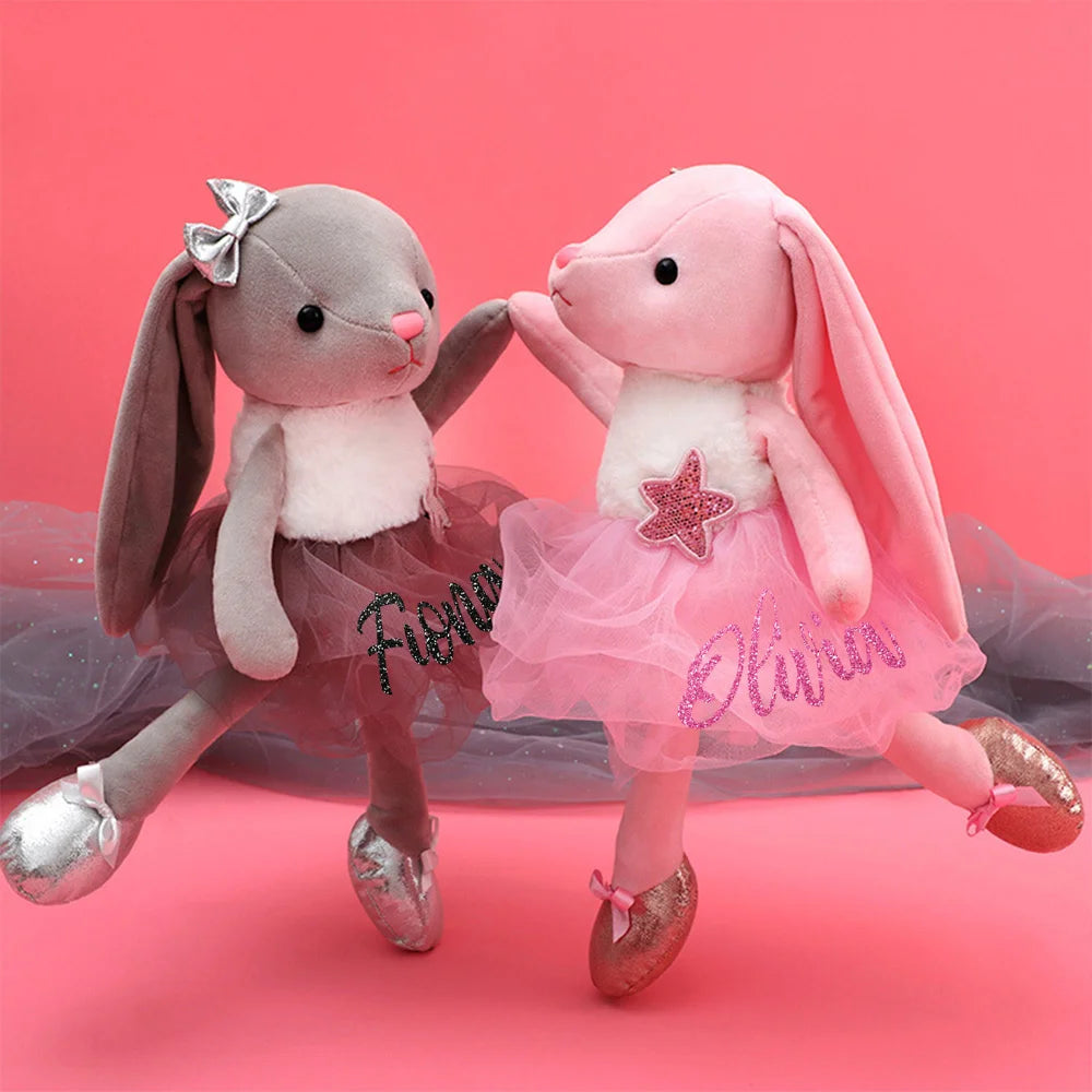 Custom Ballerina Bunny Plush Toy