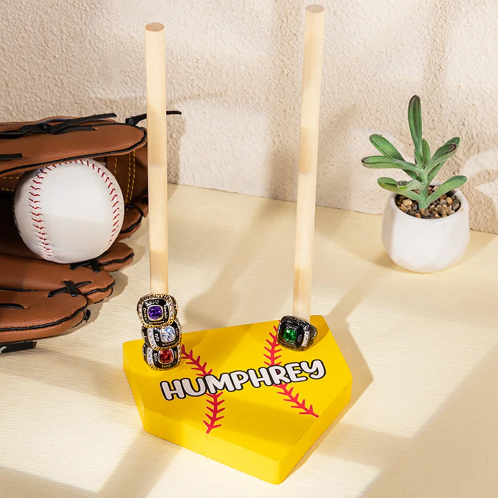 Personalized Ball Championship Ring Holder