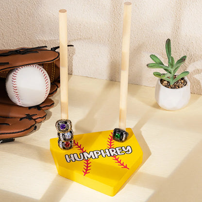 Personalized Ball Championship Ring Holder