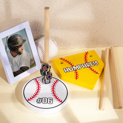 Personalized Ball Championship Ring Holder