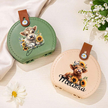 Personalized Highland Cow Sewing Kit with Name, photo 1