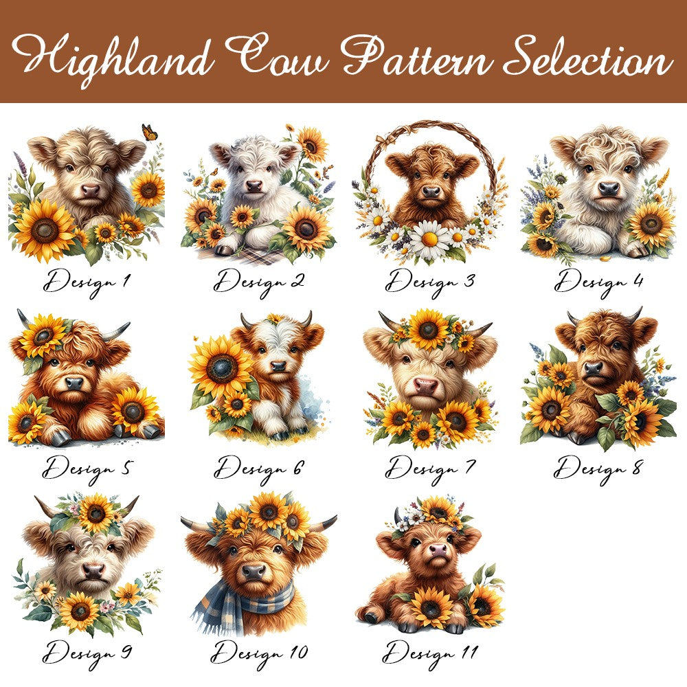 Personalized Highland Cow Sewing Kit with Name, photo 7