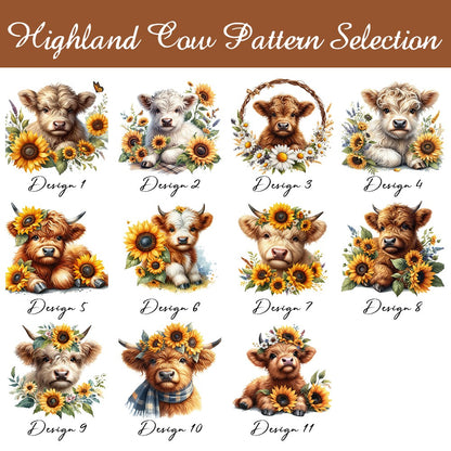 Personalized Highland Cow Sewing Kit with Name, photo 7