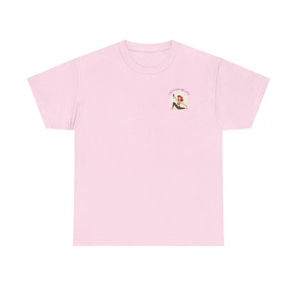 Stretch Now Wine Later Graphic T-Shirt (Ginger)
