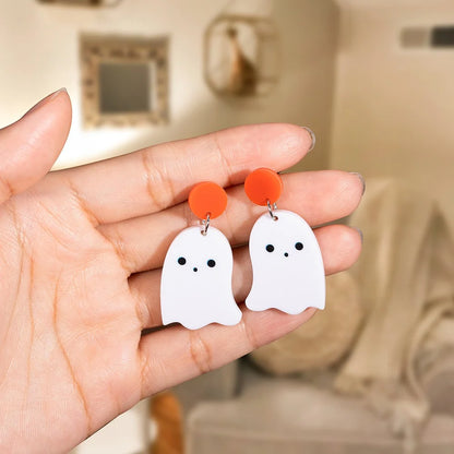 Ghost Acrylic Dangle Earrings
