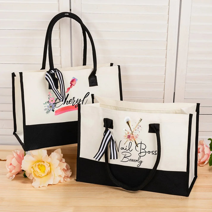 Personalized Nail Artist Tote Bag