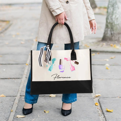 Personalized Nail Artist Tote Bag