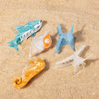 Sea Animals Hair Claw Clip