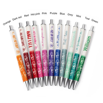 Custom Stethoscope Glitter Gel Pens for Nurses