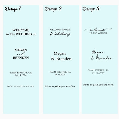 Custom Wedding Decal for Mirror Acrylic Cardboard