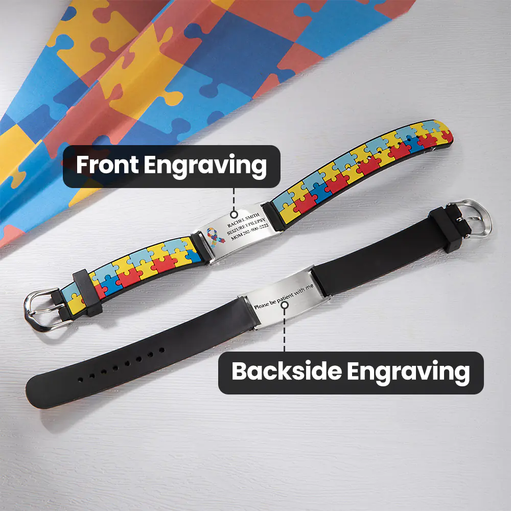 Personalized Autism Medical Alert Bracelet, photo 8