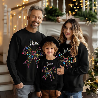 Coquette Christmas Bow Family Shirt/Sweatshirt