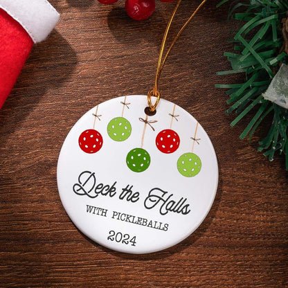 Pickleball Christmas ornament photo 3