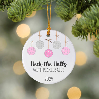Pickleball Christmas ornament photo 4